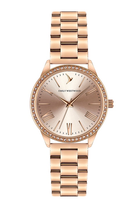 Emily Westwood, Кварцов часовник с кристали, Rose Gold