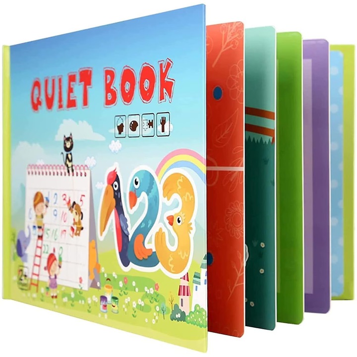 Carte cu activitati educative, Invata Cifrele, SARALMA®