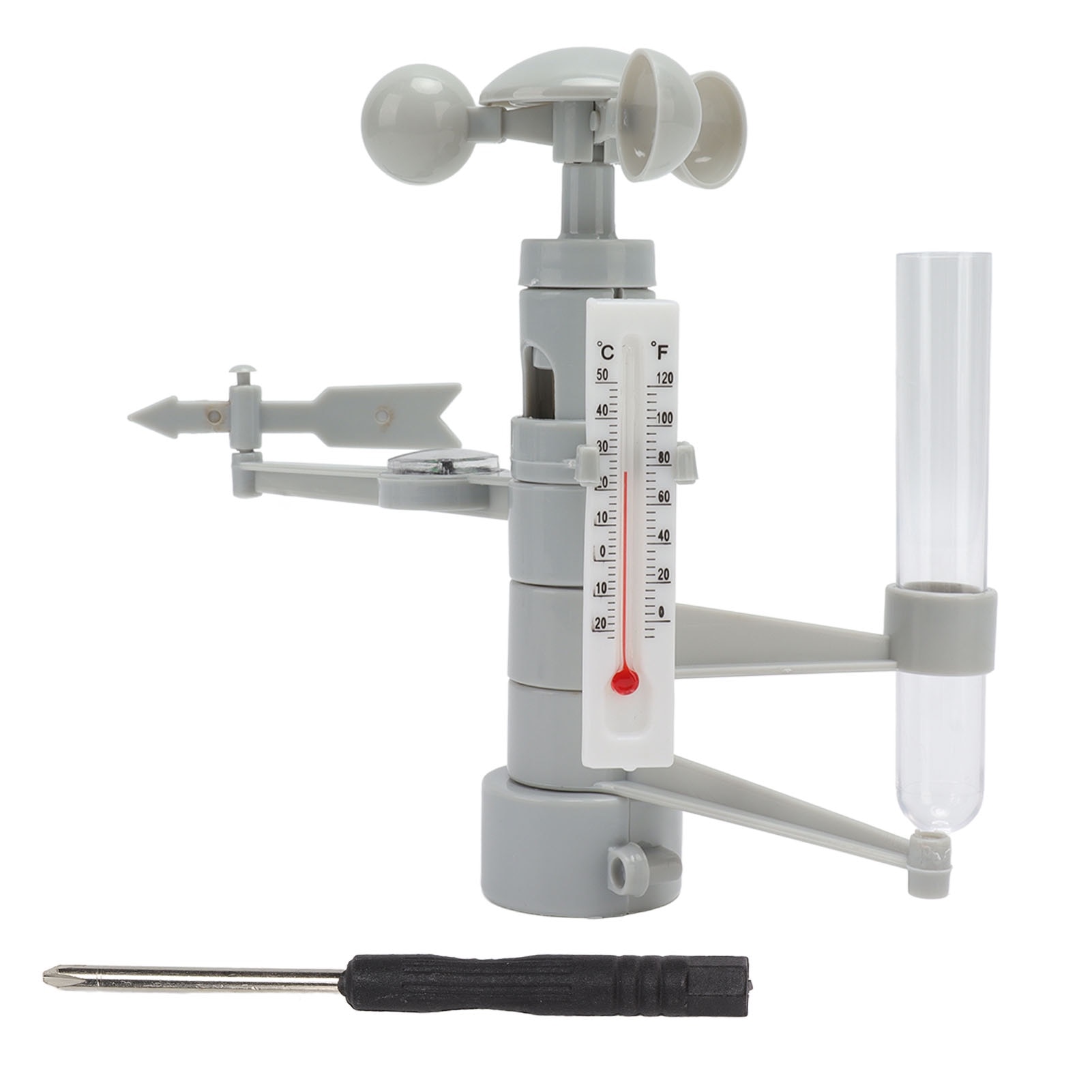 METEO RED CONC & FILM セット Set jucarie statie meteo DIY, Mmgoqqt, din plastic, cu anemometru