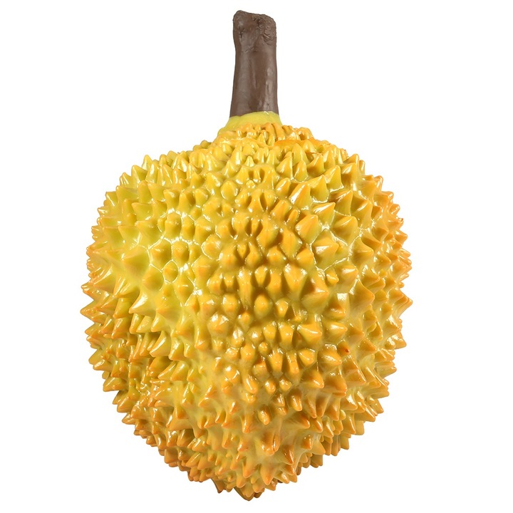 Mesterséges gyümölcsmodell Durian, Jormftte, irodai dekoráció, 26x18cm