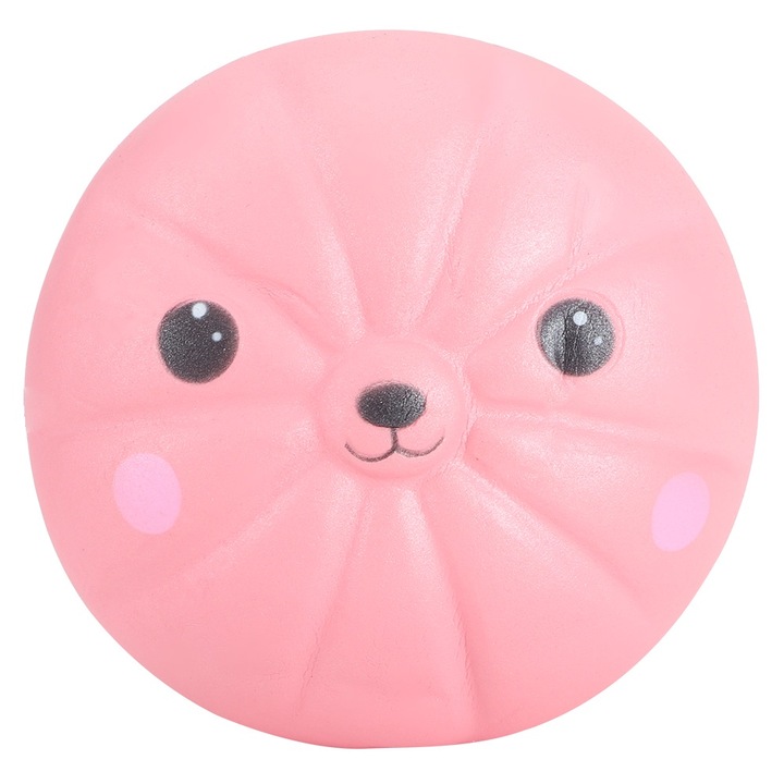 Aranyos, lassan visszatérő panda alakú játék, stresszoldó játék, lakásdekoráció (rózsaszín)