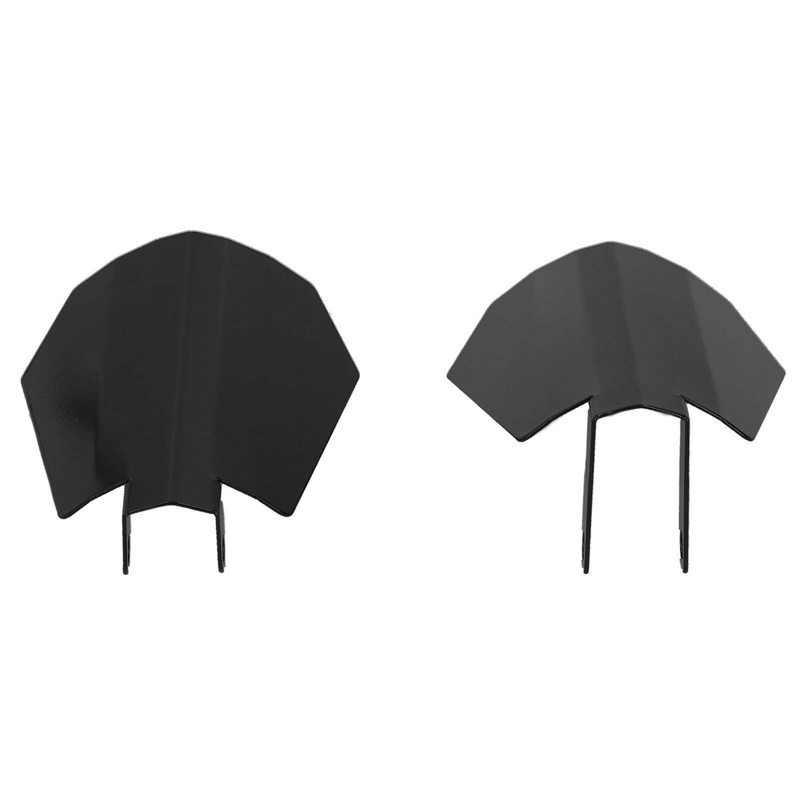 Set 2 aparatori maini motocicleta, Cozevdnt, metal, negru mat