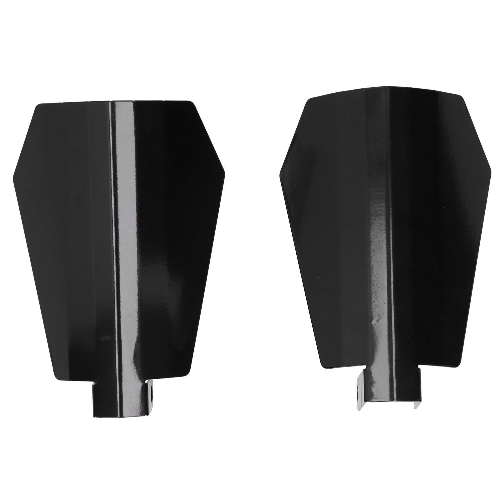 Set 2 aparatori maini motocicleta, Cozevdnt, metal, negru mat