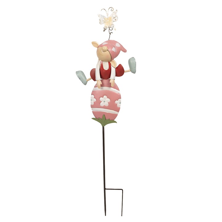 Többszínű fém Gnome dekoráció 24x7x84 cm