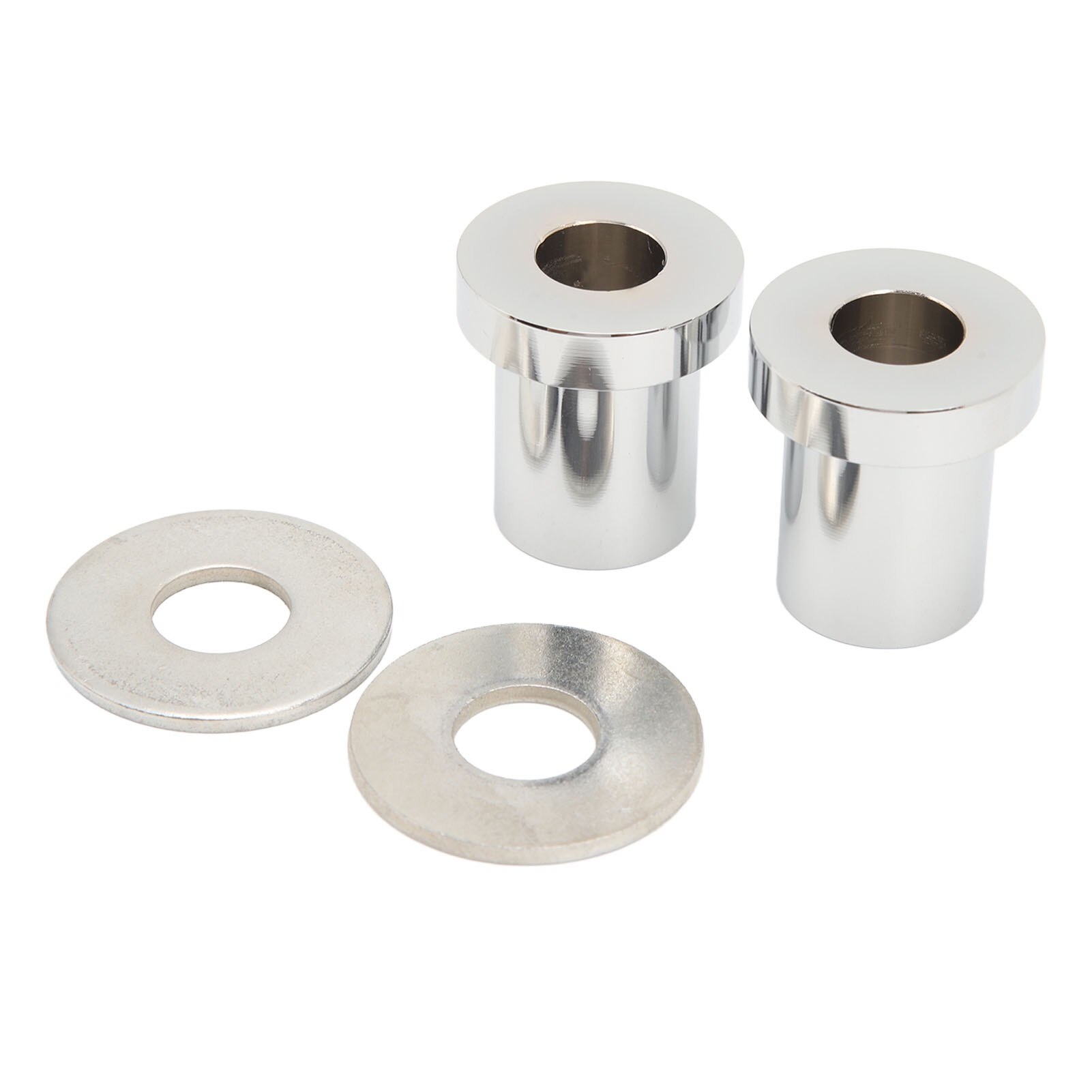 Set 2 bucse amortizor ghidon KkvoGmle, aluminiu, crom, pentru
