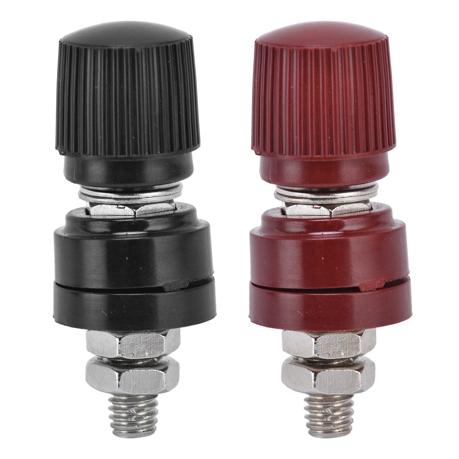Set 10 Piese Conector Banana 4mm, 32A, 1000V, Rosu-Negru, 61mm