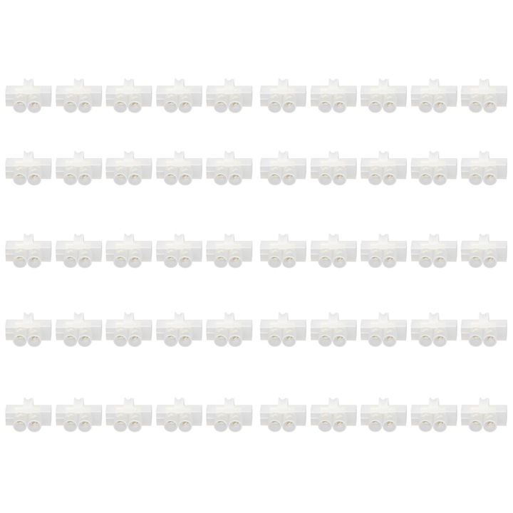 Bloc de borne, Enforose, 50 bucati, 30A, 380V, 1~2.5mm, plastic ignifug