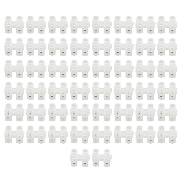 Bloc de borne, Enforose, 50 bucati, 30A, 380V, 1~2.5mm, plastic ignifug