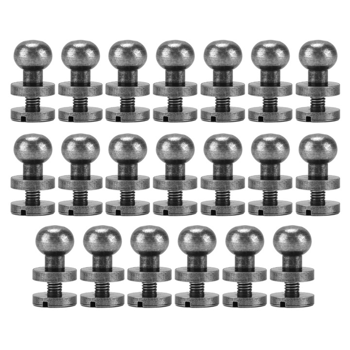 Set 20 bucati nituri din alama, accesorii pentru bagaje, rezistente la uzura, AMRINUGL