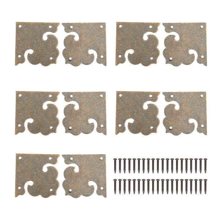 Set 10 accesorii pentru cutii decorative antice Enforose