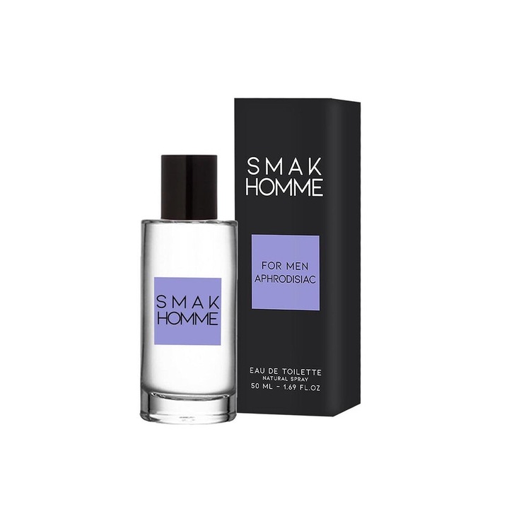 Parfum cu feromoni Smak Homme Aphrodisiac EDT, pentru barbati, 50 ml, SOLLUXE®