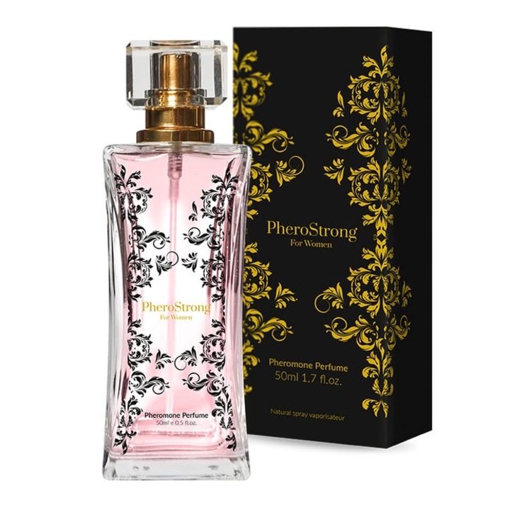 Parfum cu feromoni PheroStrong, formula concentrata pentru femei, 50 ml, SOLLUXE®