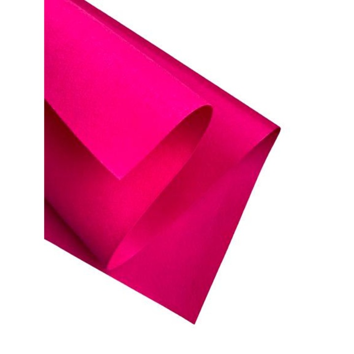 Fetru rigid 1mm 50X100cm, roz