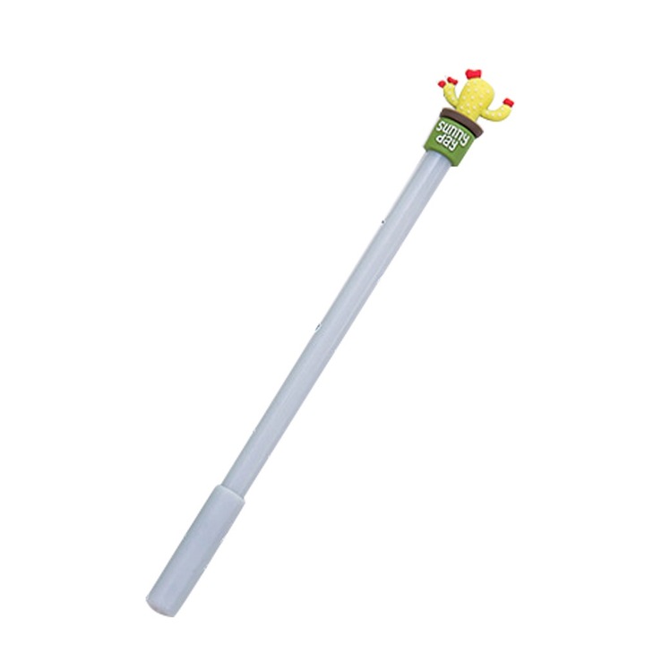 Jormftte tollak, kaktusz alakú gél toll, szürke, újrafelhasználható, készlet iskolába és irodába