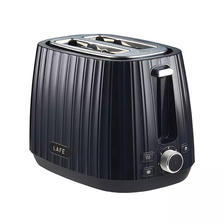 Toaster, LaFe Modern, 1080 W, 2 felii, Negru