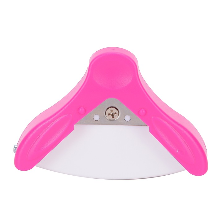 Jormftte lekerekített saroklyukasztó, mini, fém, 5 mm, 4 A4-es lapot vág, hordozható