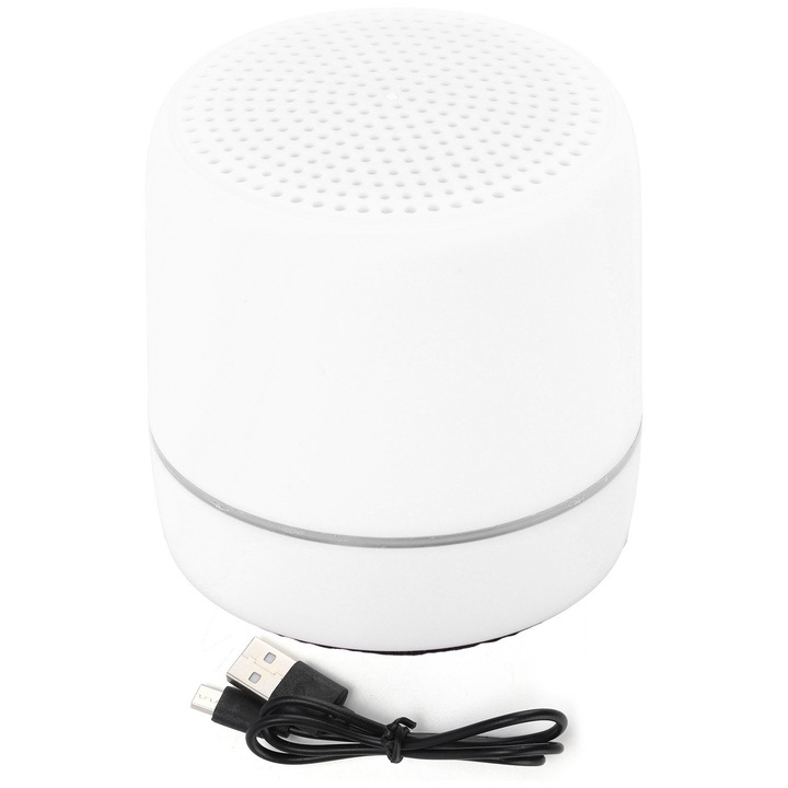 Ghiveci de flori cu difuzor Bluetooth, Jormftte, functie de muzica, lumina de noapte colorata, albastru