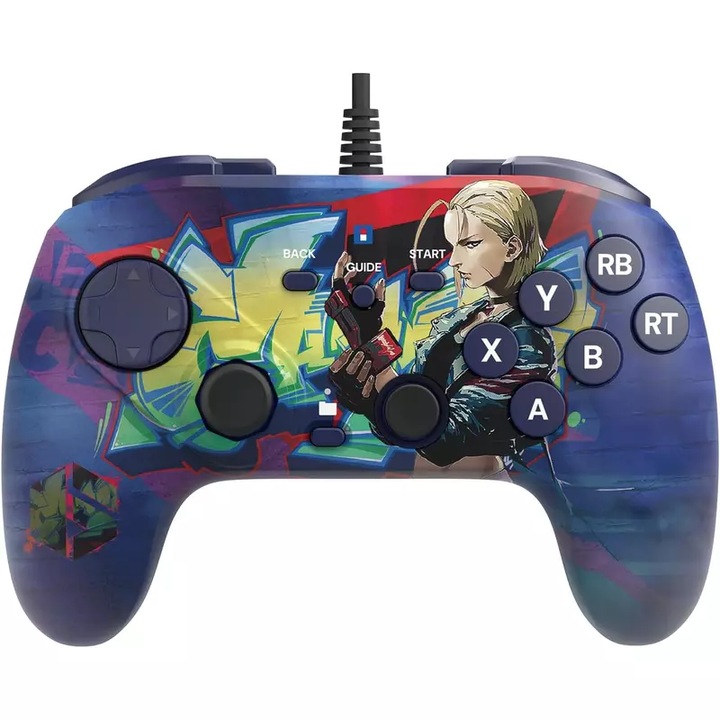 Hori Fighting Commander Octa, PC (Windows), Street Fighter 6 - Cammy, USB, кабелен контролер