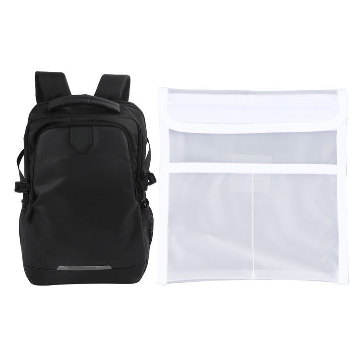 Jormftte számítógép hátizsák, nagy kapacitású, lopásgátló kivitel, állítható pánt, fekete