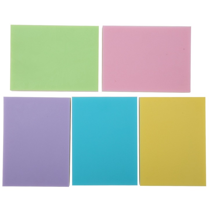 Комплект от 5 блока за скулптура на гумени печати, Enforose, многоцветни, 10x7.5x1см