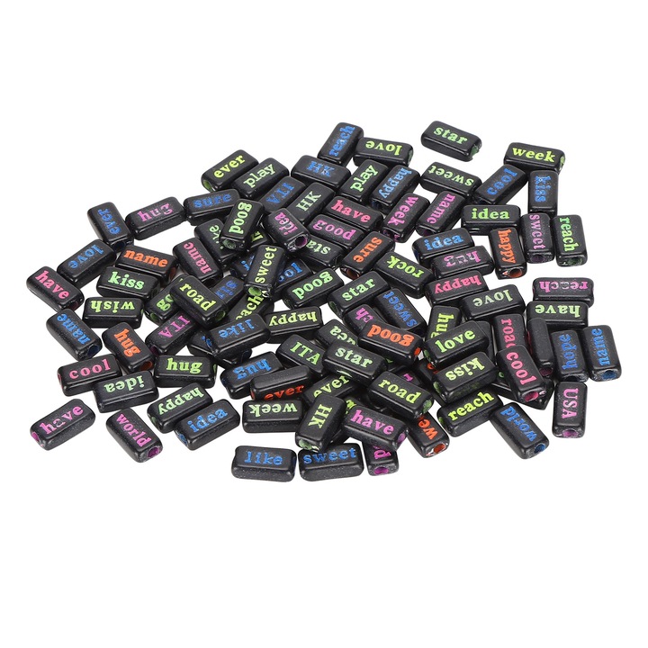 Комплект аксесоари за ръчна изработка Enforose, 100 мъниста