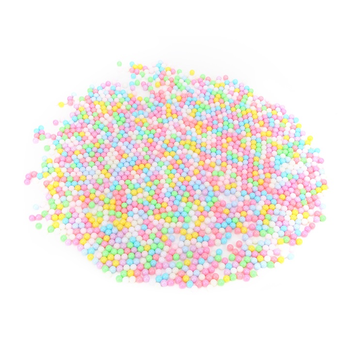 Set 1700 bucati margele acrilice rotunde Enforose Accesorii pentru bijuterii colorate pentru fabricarea zilnica manuala