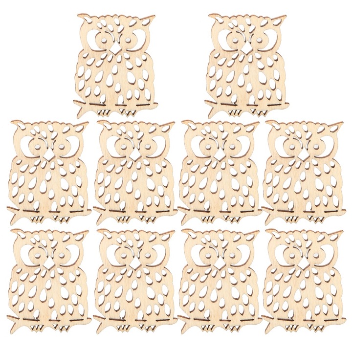 Комплект от 10 части занаятчийски артикули Enforose, златист