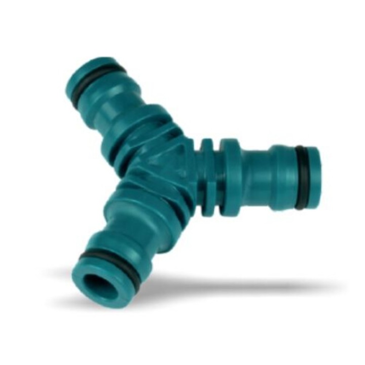 3-utas Y 1/2"-3/4" gyorscsatlakozós Agromat