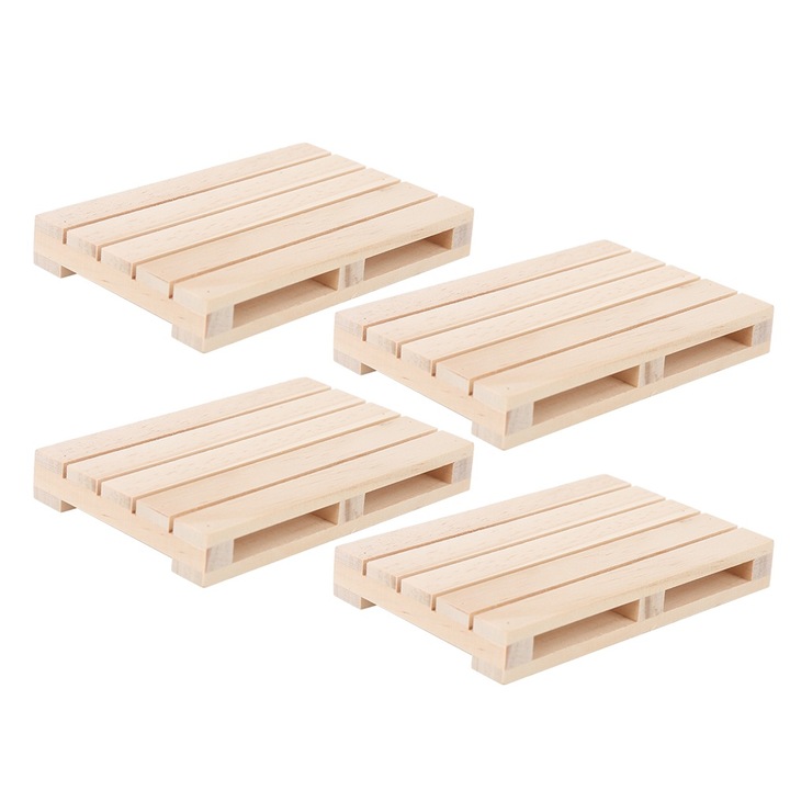 4 db fa poháralátét készlet, Jormftte, mérete 11.5x7.5x1.5cm, hőálló, csúszásmentes