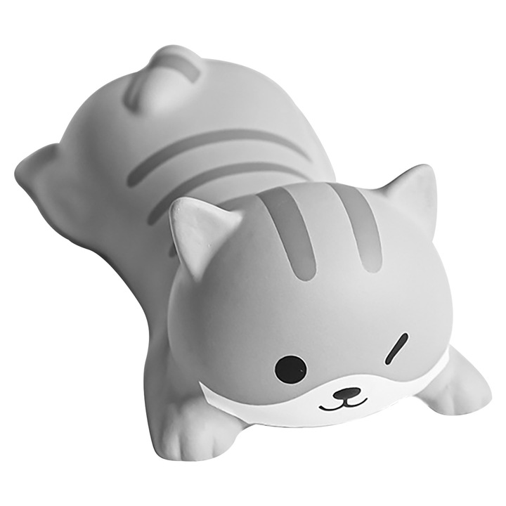 Jormftte billentyűzet és egér csuklótámasz, Cartoon Animal Design, szürke