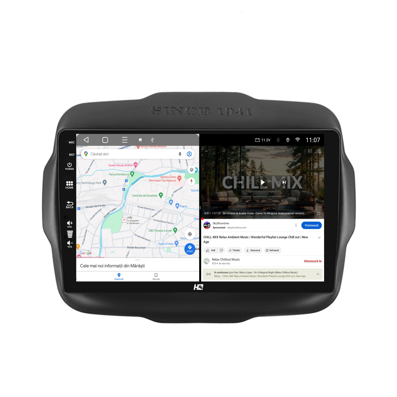 レネゲード6 Navigatie Jeep Renegade (2014-2018), 6GB RAM, 128GB ROM, Android