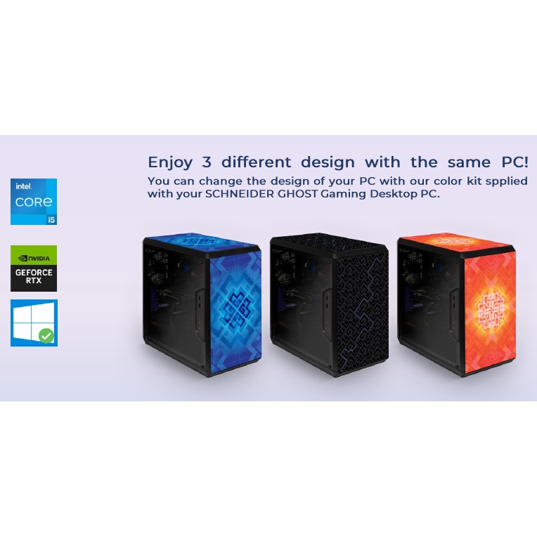 Desktop PC Gaming Schneider Intel® Core™ i5-14400F 4.7 GHz, RTX