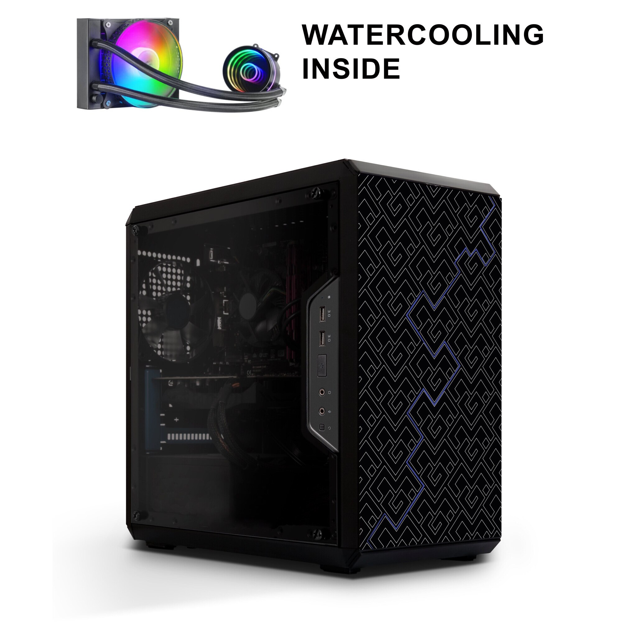 Desktop PC Gaming Schneider Intel® Core™ i5-14400F 4.7 GHz, RTX