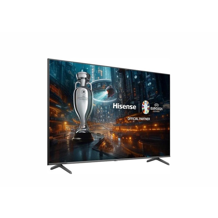 Телевизор Hisense, E7NQ Pro, 55", 4K Ultra HD 3840x2160, QLED, Quantum Dot, 144Hz, HDR 10+ adaptive, HLG, Dolby Vision, DTS Virtual X, Smart TV, WiFi 5GHz, WiFi Direct, BT, Черен