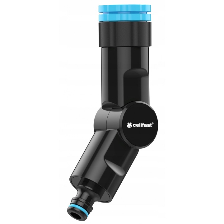 Conector furtun de gradina Cellfast Ergo, negru-albastru