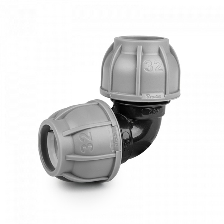 Racord cot BRADAS kpe pentru teava kpe de 32 mm