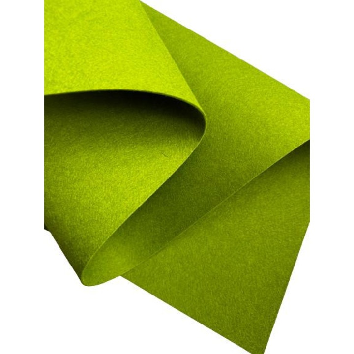 Fetru rigid 2mm 50X100cm, verde padure