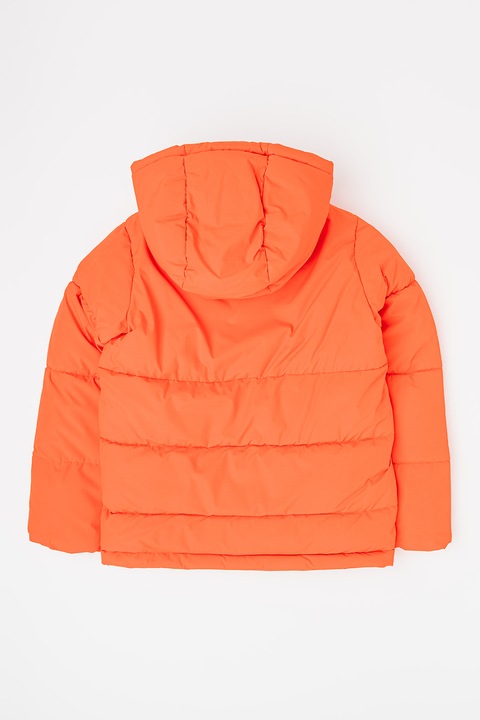 Jack & Jones, Капитонирано зимно яке World с качулка, Мандарина, 128 CM