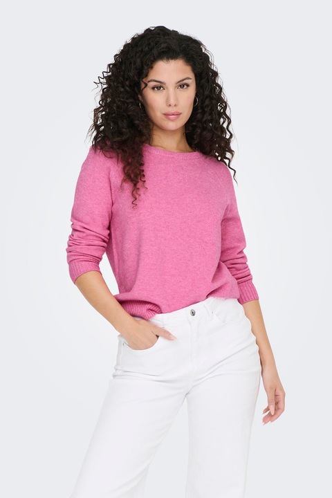 Only, Raglánujjú pulóver, Pasztellrózsaszín