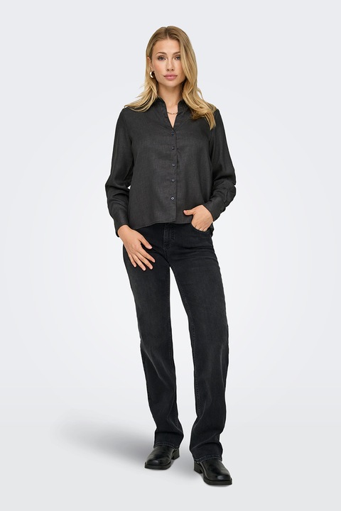 ONLY, Camasa uni Lulu, Gri inchis