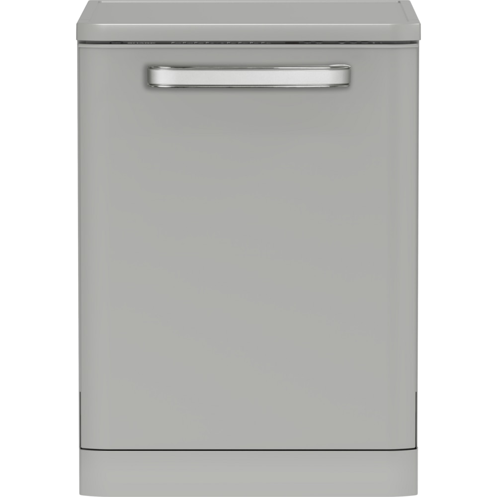 Masina de spalat vase Sharp QWI23F47DSDE, argintie, 60 cm