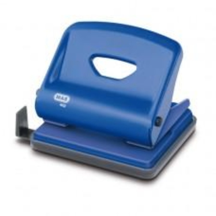 Perforator hartie, MAS, Metal, 25 coli, Albastru