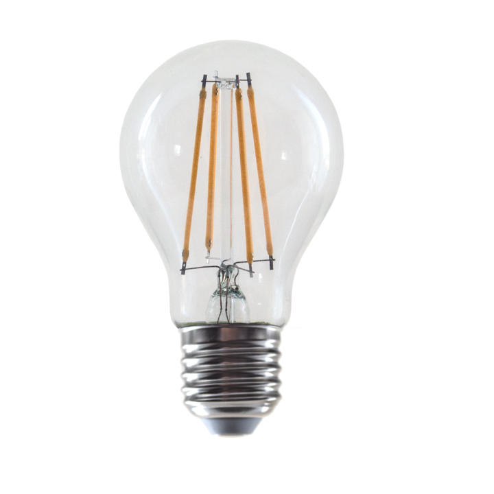 LED лампа Lightex, FILAMENT, 8W, Димируема, 220V, E27, A60, 3000K, 806lm