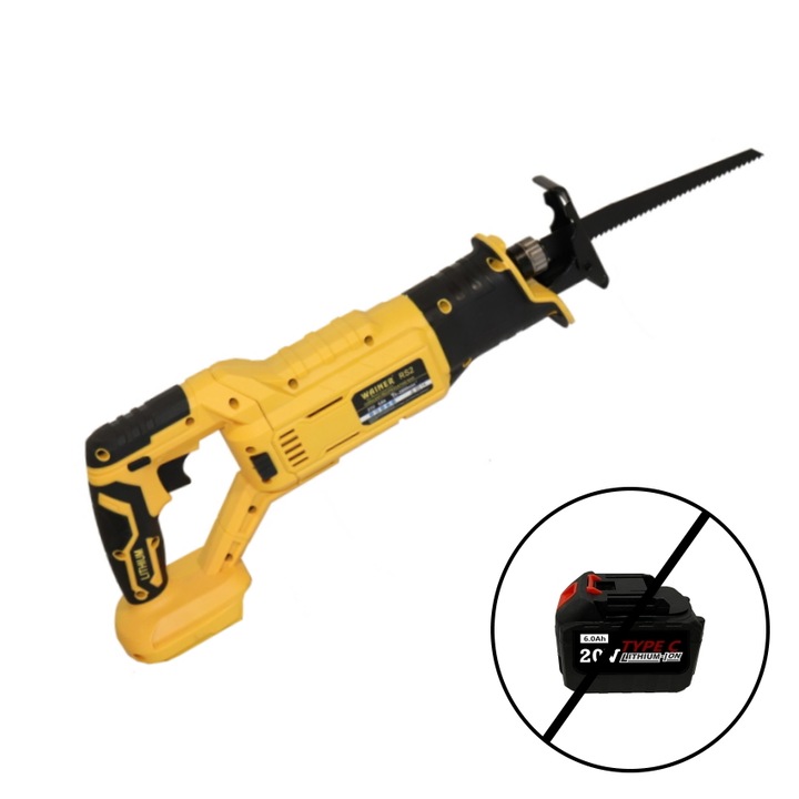 Fierastrau tip sabie, 20V, WAINER RS2, 100mm, fara acumulator