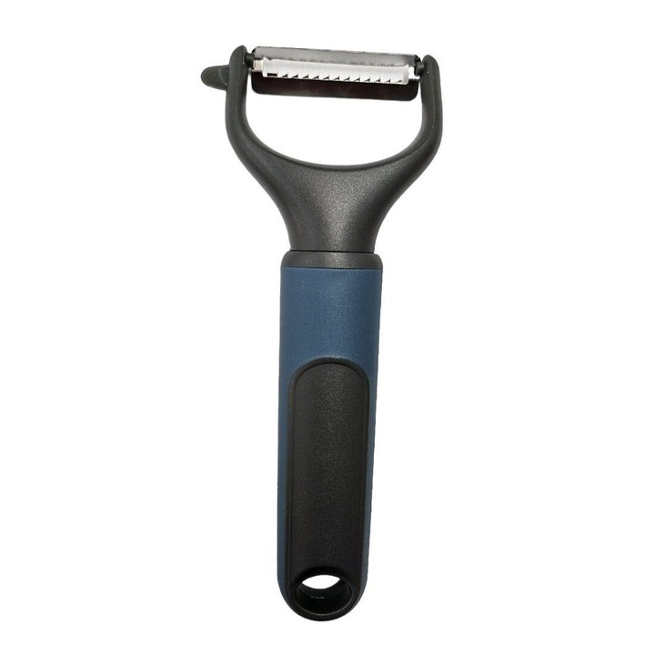 Curatator legume din inox, cu maner plastic, 18cm