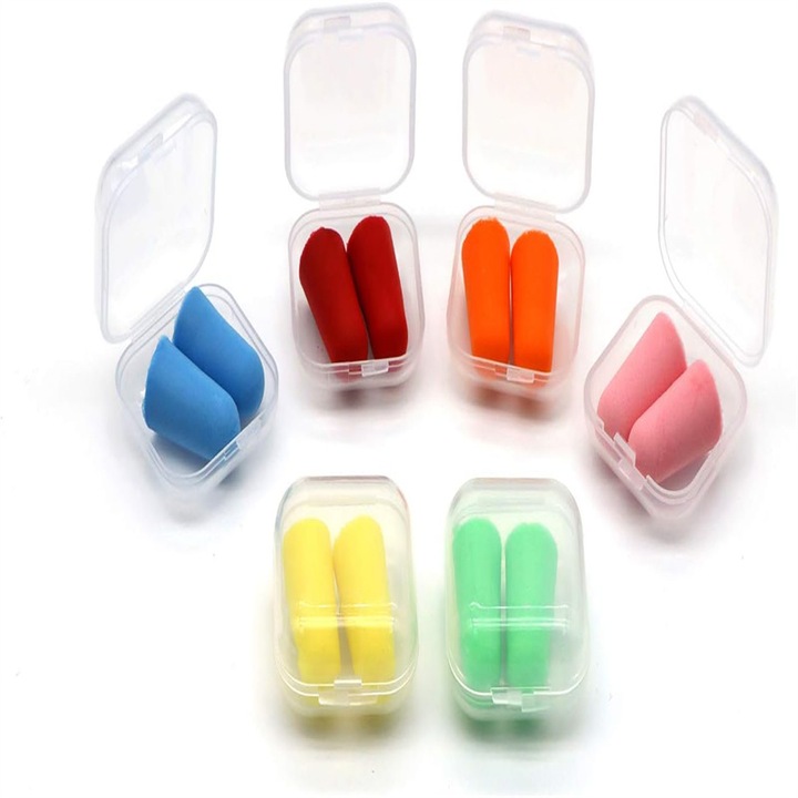 Set Dopuri de Urechi Sunmostar, Poliester, Multicolor, 2.5x0.8cm