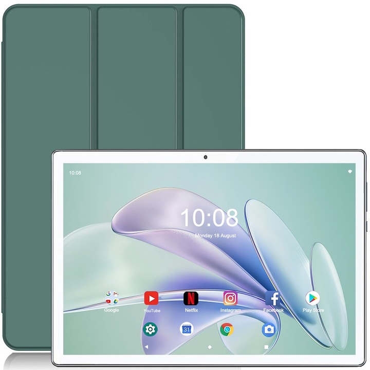 10-инчов таблет, niuniutab, Android 13, 6GB RAM+128GB ROM, 1280x800 IPS, сребрист, 6000mAh