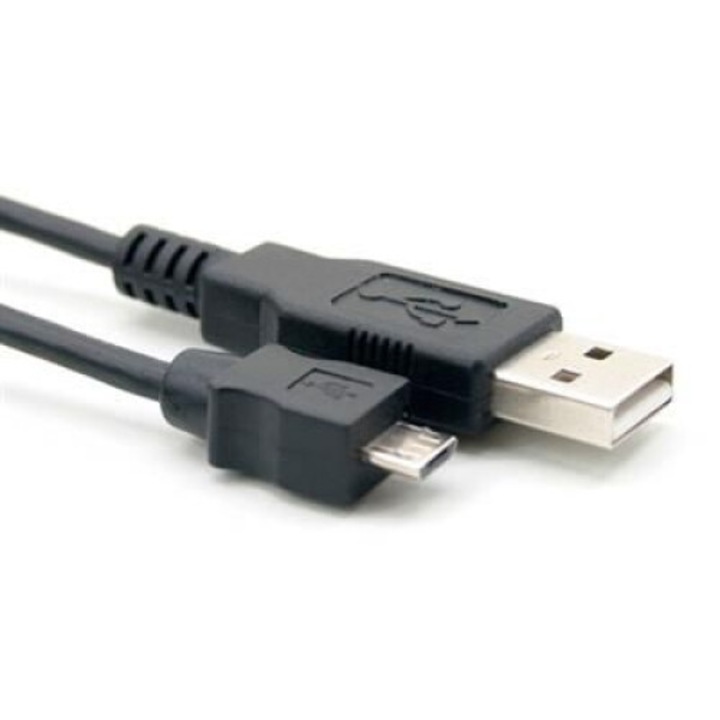 Cablu ACT SB0005, USB-A tata - micro USB-B mama, 0.50 m, Negru