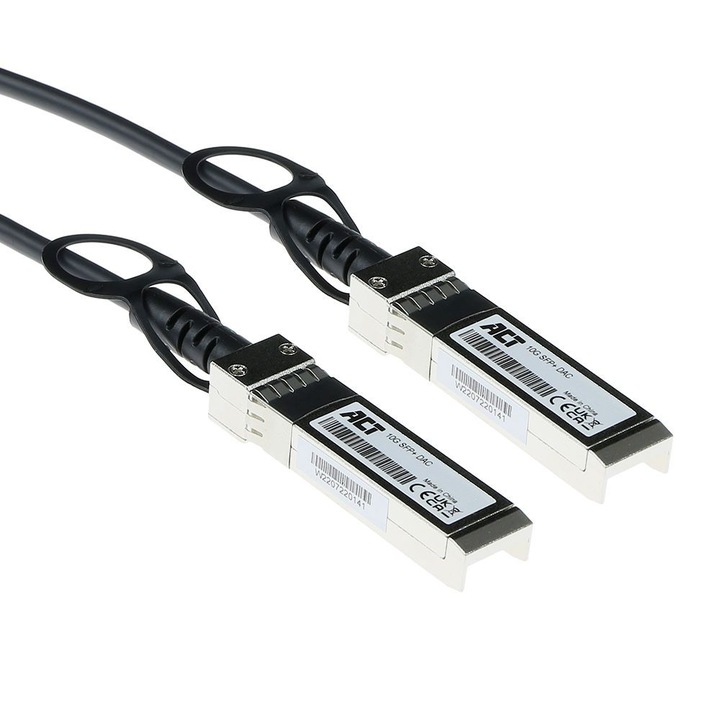 ACT SFP+ - SFP+ Passive DAC Twinax cable coded for HP / HPE / Aruba / Procurve (J9282A/J9282B/J9282D) 2m, 248143, Hálózati kábelek