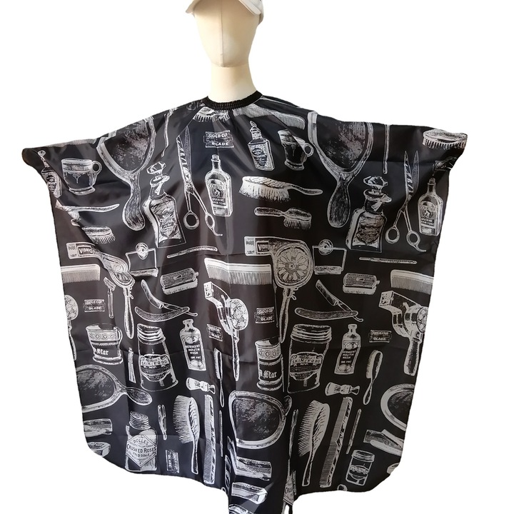 Pelerina tuns RUICHENZHE, negru, fibre